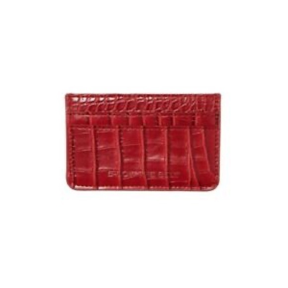 🆕B-low The Belt Red Vegan Croc Card Case - Picture 2 of 9